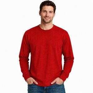 Saddlebred Red Long Sleeve Tee Medium Flex Carbon NWT